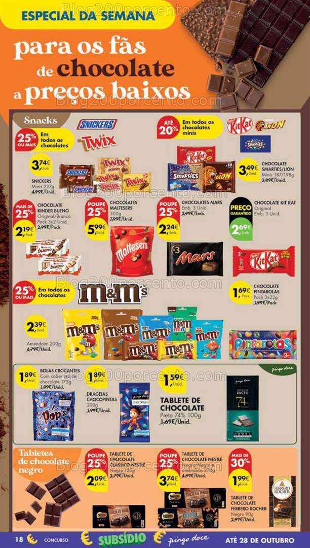 Antevisão Folheto PINGO DOCE Madeira Promoções de 15 a 21 outubro