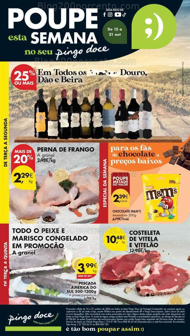 Antevisão Folheto PINGO DOCE Lojas Pequenas Promoções de 15 a 21 outubro