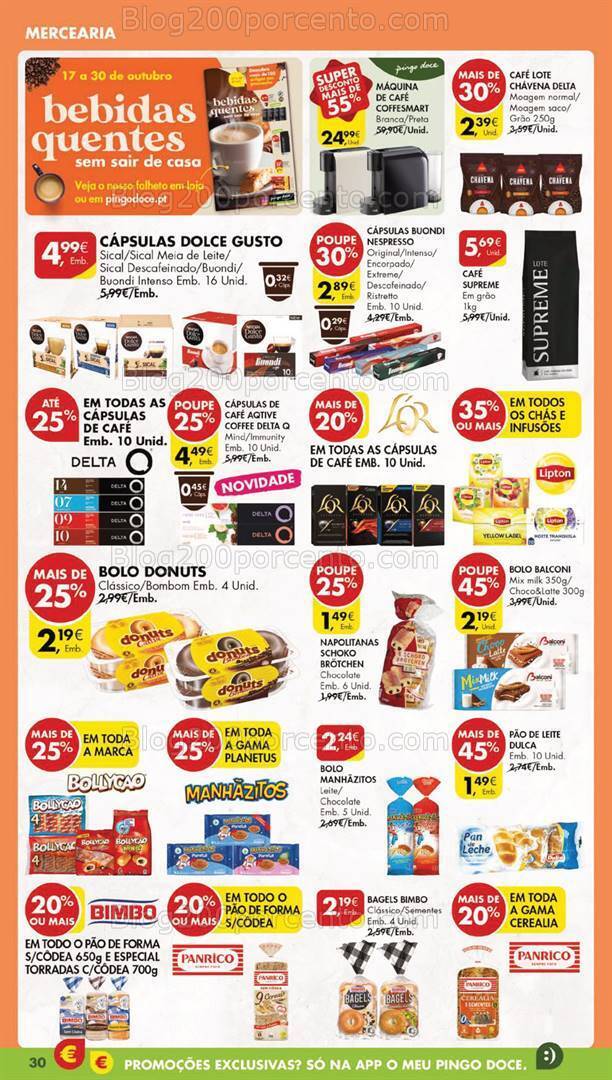 Antevisão Folheto PINGO DOCE Lojas Grandes Promoções de 17 a 23 outubro