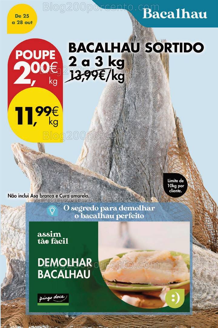 Antevisão Folheto PINGO DOCE Promoções de 25 a 27 outubro