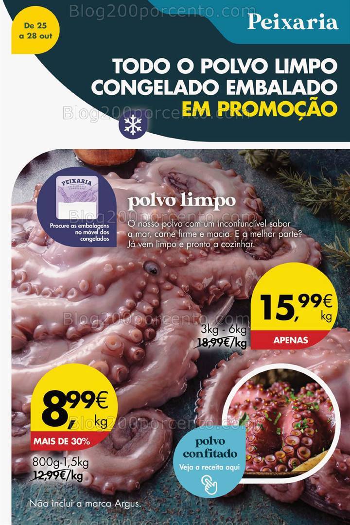 Antevisão Folheto PINGO DOCE Promoções de 25 a 27 outubro