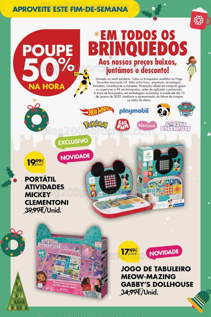 Antevisão Folheto PINGO DOCE Promoções de 25 a 27 outubro