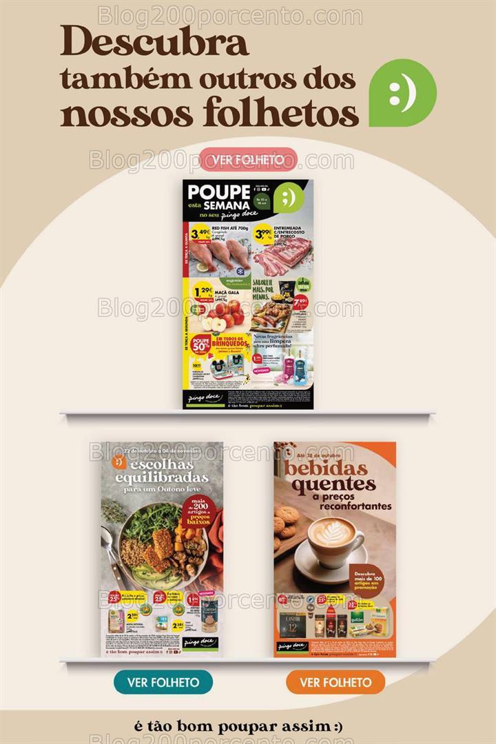 Antevisão Folheto PINGO DOCE Promoções de 25 a 27 outubro
