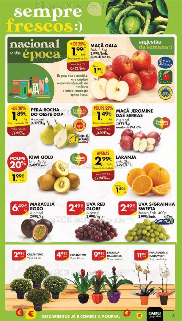 Antevisão Folheto PINGO DOCE lojas Grandes Promoções de 24 a 30 outubro