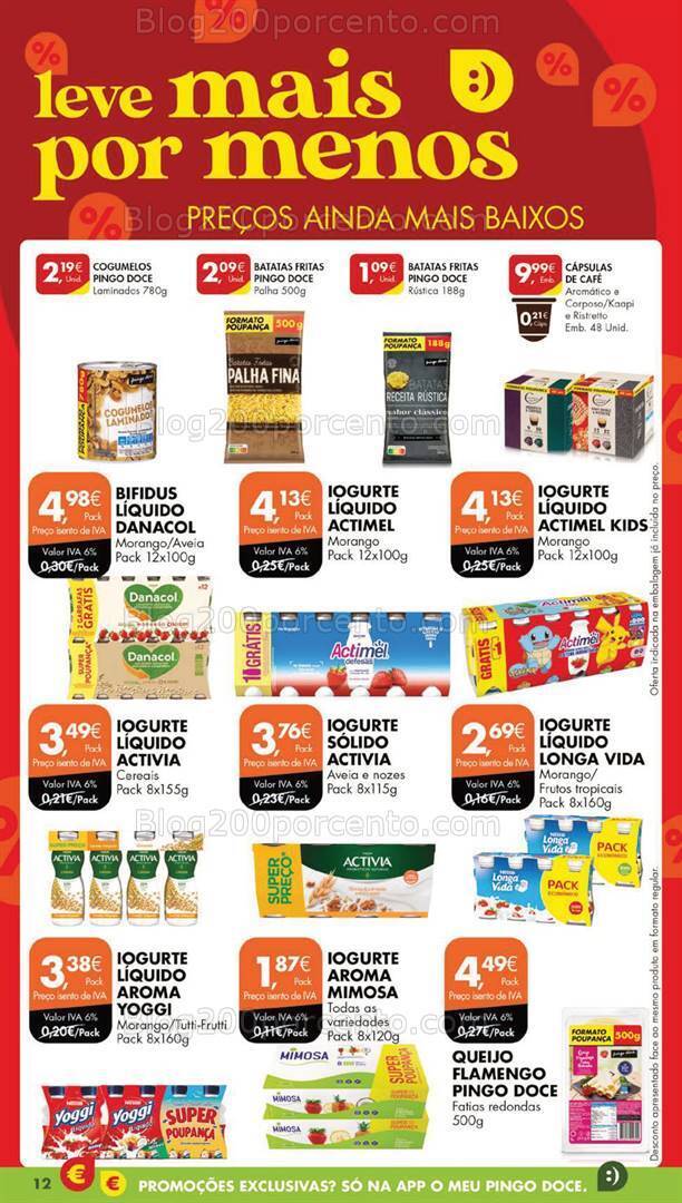 Antevisão Folheto PINGO DOCE Leve Mais Por Menos Promoções de 24 a 30 outubro