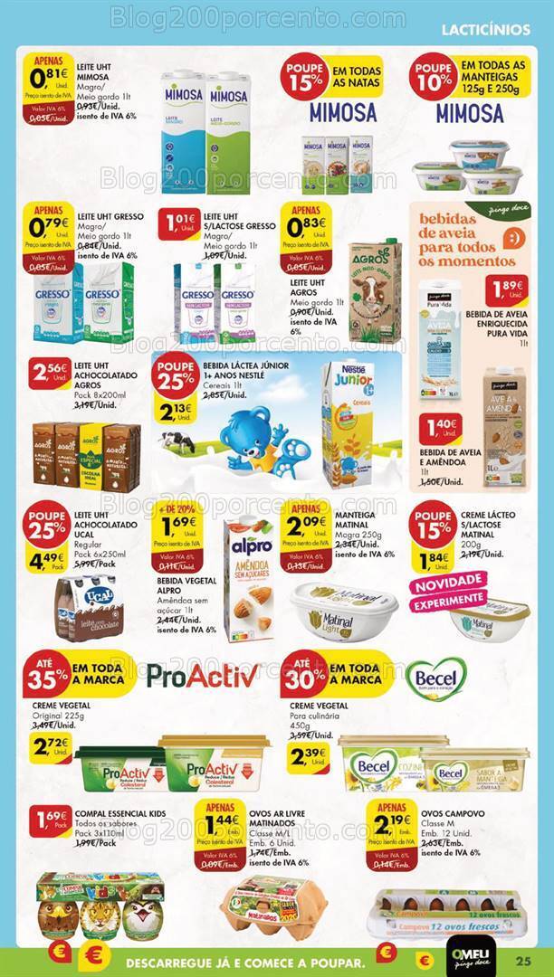 Antevisão Folheto PINGO DOCE lojas Grandes Promoções de 24 a 30 outubro