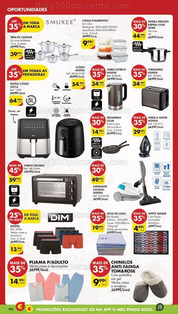 Antevisão Folheto PINGO DOCE Bazar Grandes Promoções de 24 a 30 outubro