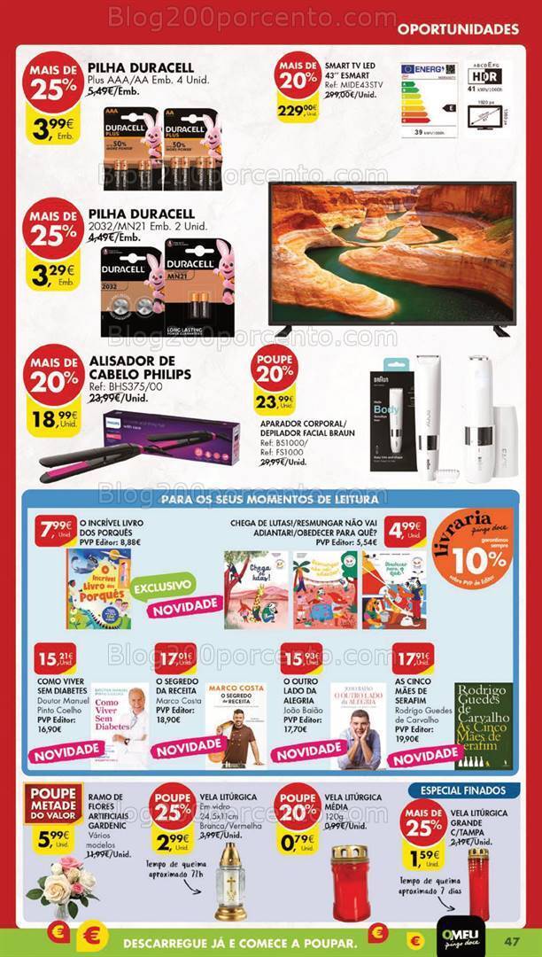 Antevisão Folheto PINGO DOCE Bazar Grandes Promoções de 24 a 30 outubro