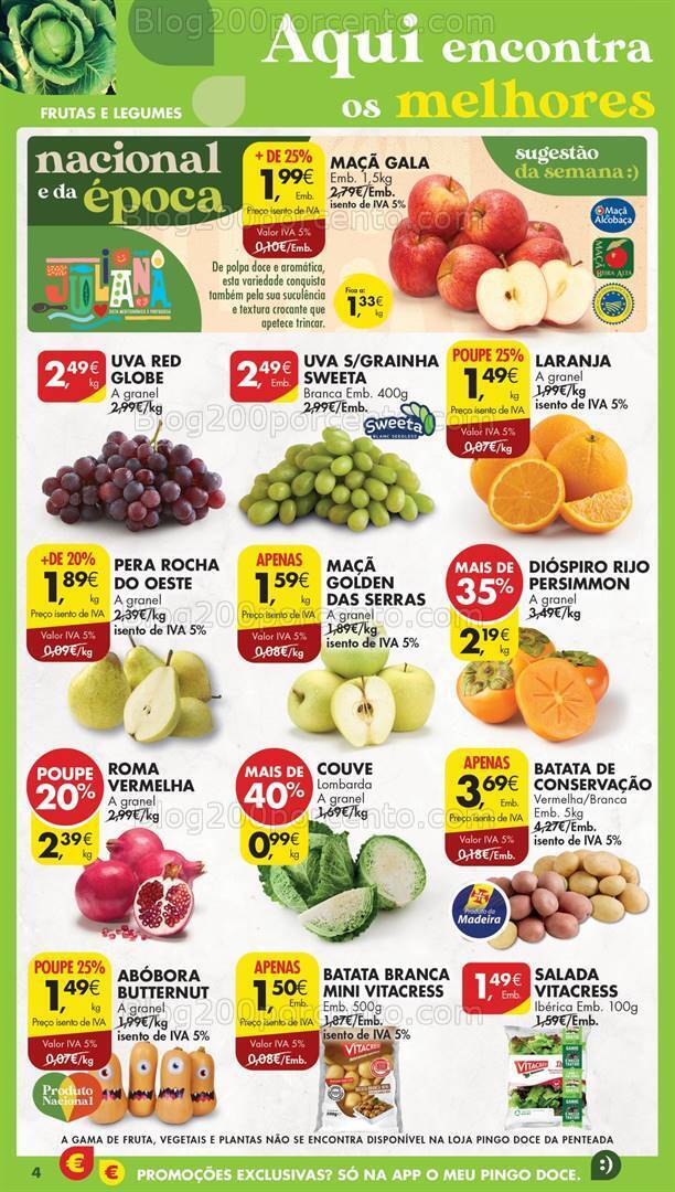 Antevisão Folheto PINGO DOCE Madeira Promoções de 24 a 30 outubro