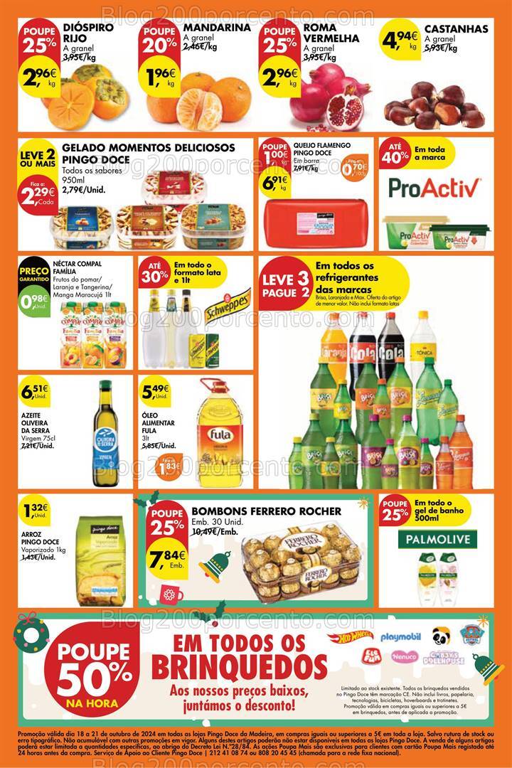 Antevisão Folheto PINGO DOCE Madeira Promoções Fim de Semana - 25 a 28 outubro