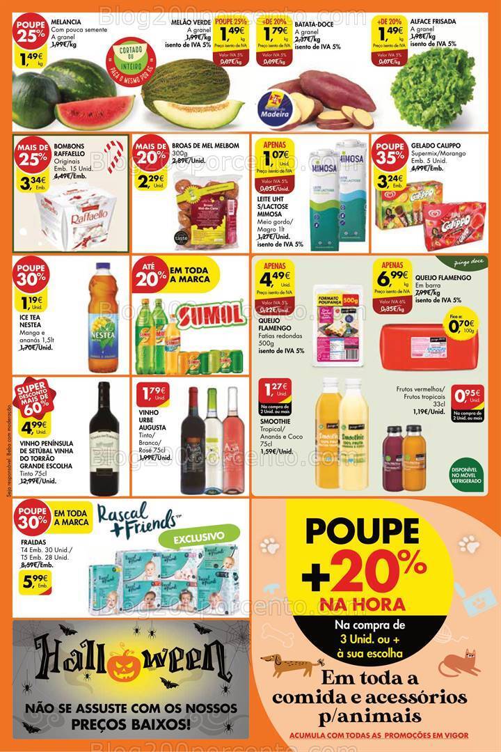 Antevisão Folheto PINGO DOCE Madeira Promoções Fim de Semana - 27 outubro a 1 novembro