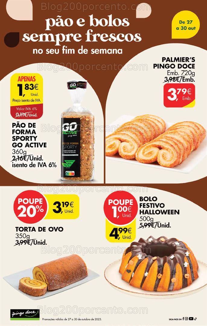Antevisão Folheto PINGO DOCE Promoções Fim de Semana - 27 outubro a 1 novembro