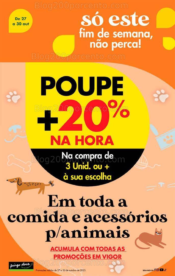 Antevisão Folheto PINGO DOCE Promoções Fim de Semana - 27 outubro a 1 novembro
