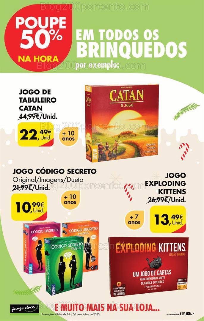 Antevisão Folheto PINGO DOCE Promoções Fim de Semana - 27 outubro a 1 novembro