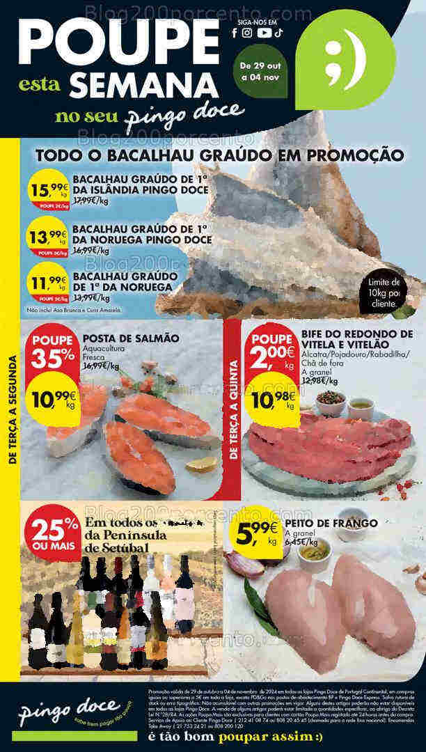 Antevisão Folheto PINGO DOCE Lojas Pequenas Promoções de 29 outubro a 4 novembro