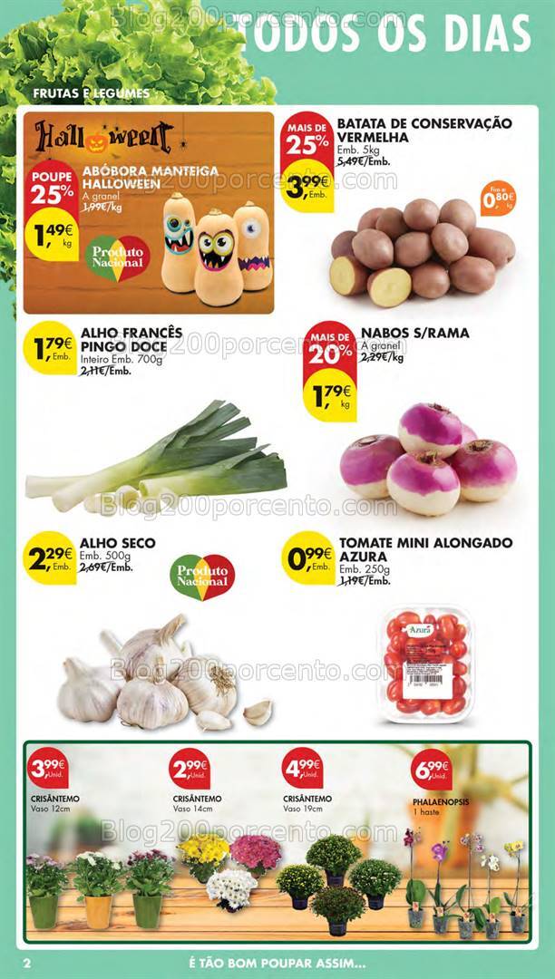 Antevisão Folheto PINGO DOCE Lojas Pequenas Promoções de 29 outubro a 4 novembro