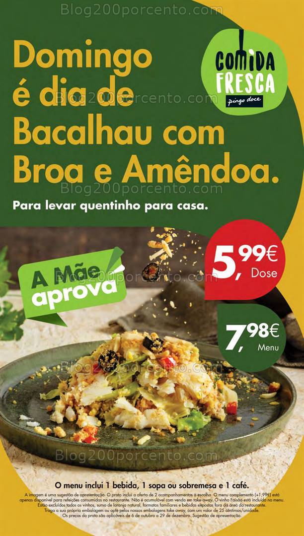 Antevisão Folheto PINGO DOCE Lojas Pequenas Promoções de 29 outubro a 4 novembro