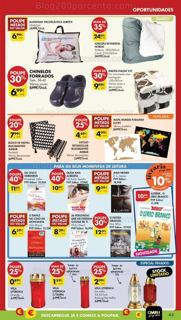 Antevisão Folheto PINGO DOCE Bazar Grandes Promoções de 31 outubro a 6 novembro