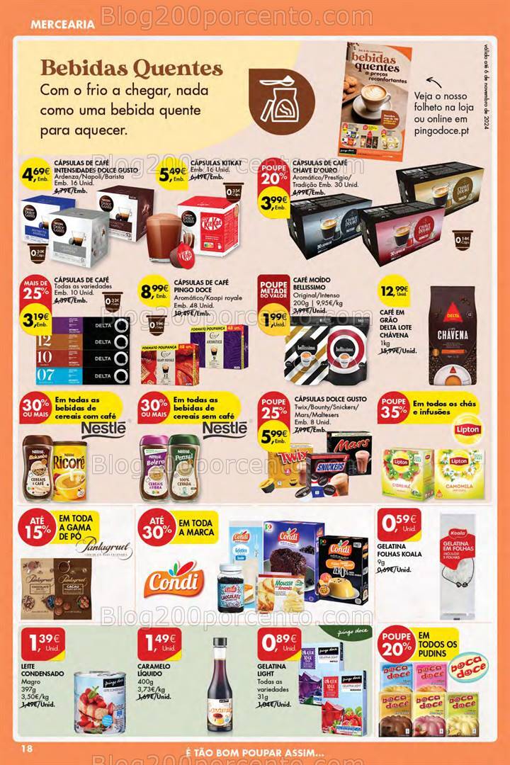 Antevisão Folheto PINGO DOCE Açores Promoções de 31 outubro a 6 novembro