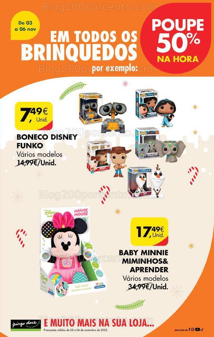 ALERTA - 50% de desconto PINGO DOCE Promoções Fim de Semana - 3 a 6 novembro