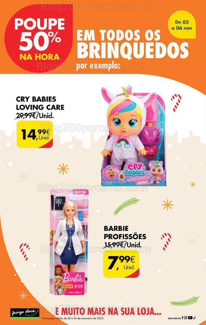 ALERTA - 50% de desconto PINGO DOCE Promoções Fim de Semana - 3 a 6 novembro