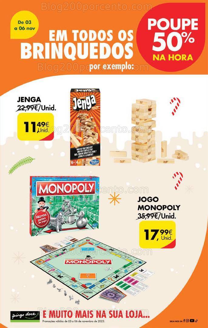 ALERTA - 50% de desconto PINGO DOCE Promoções Fim de Semana - 3 a 6 novembro
