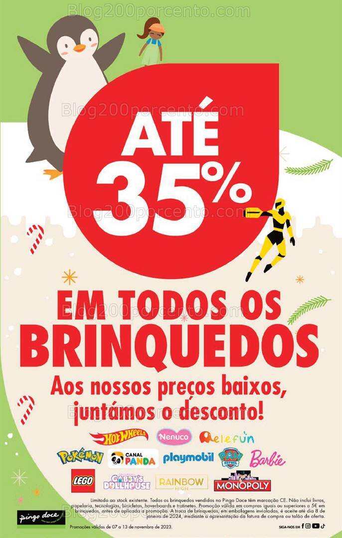Antevisão Folheto PINGO DOCE Promoções Fim de Semana - 10 a 13 novembro