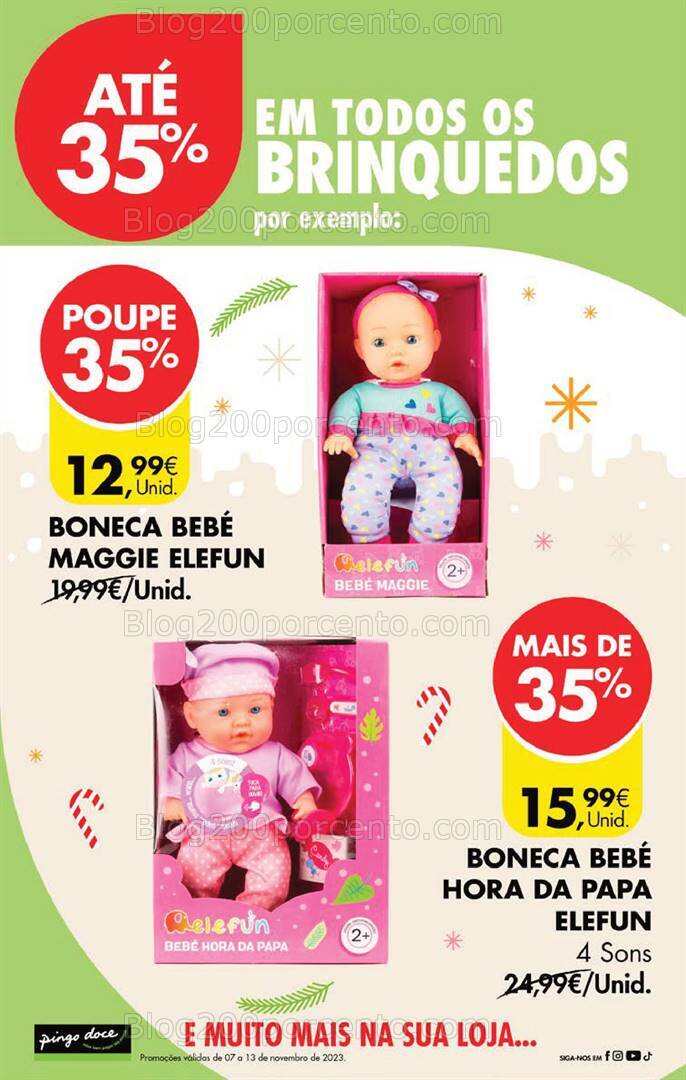 Antevisão Folheto PINGO DOCE Promoções Fim de Semana - 10 a 13 novembro