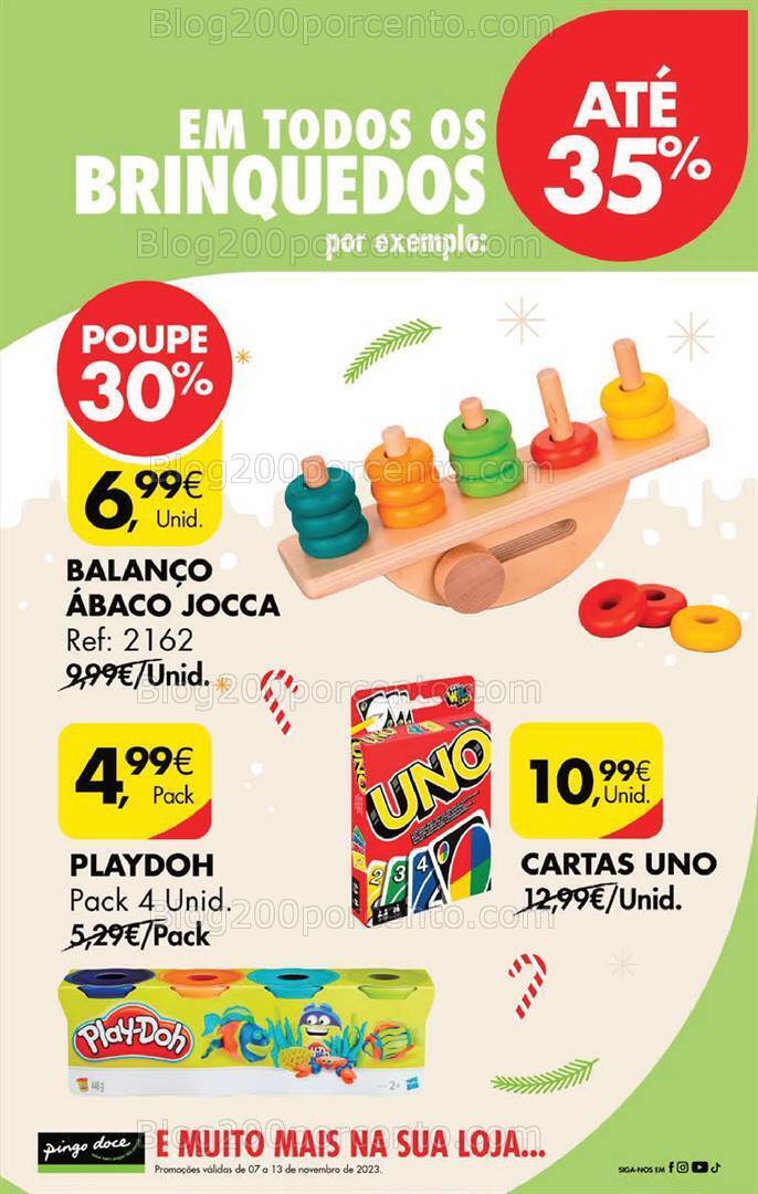 Antevisão Folheto PINGO DOCE Promoções Fim de Semana - 10 a 13 novembro