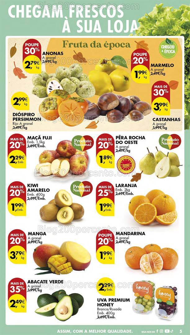 Antevisão Folheto PINGO DOCE Lojas Pequenas Promoções de 5 a 11 novembro