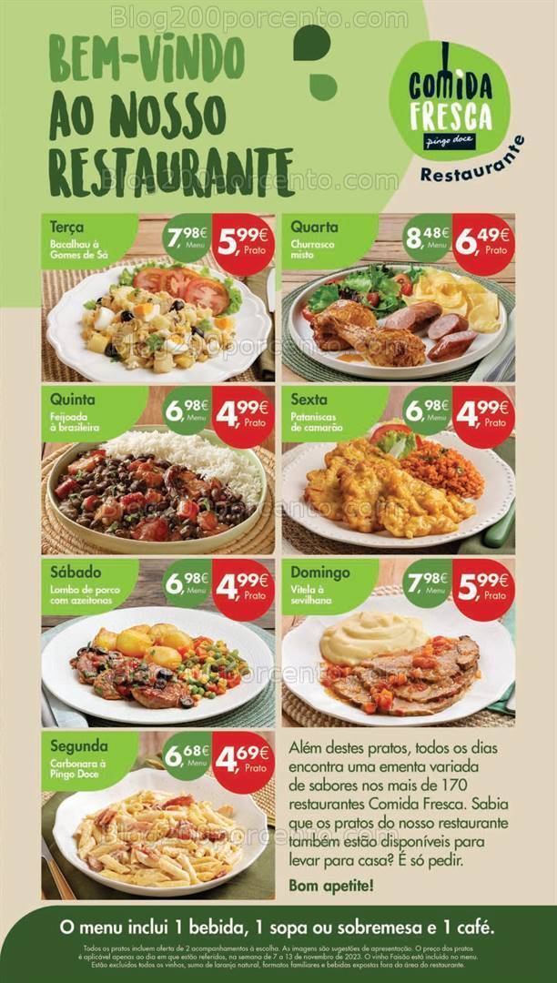Antevisão Folheto PINGO DOCE Lojas Pequenas Promoções de 7 a 13 novembro