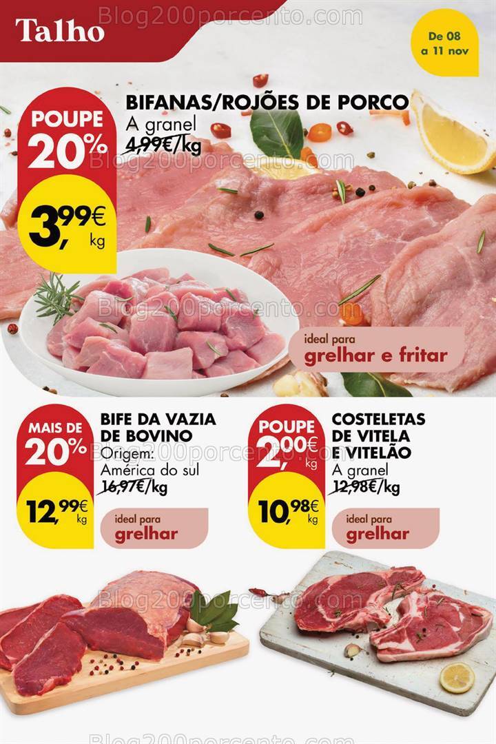 Antevisão Folheto PINGO DOCE Promoções Fim de Semana - 8 a 11 novembro
