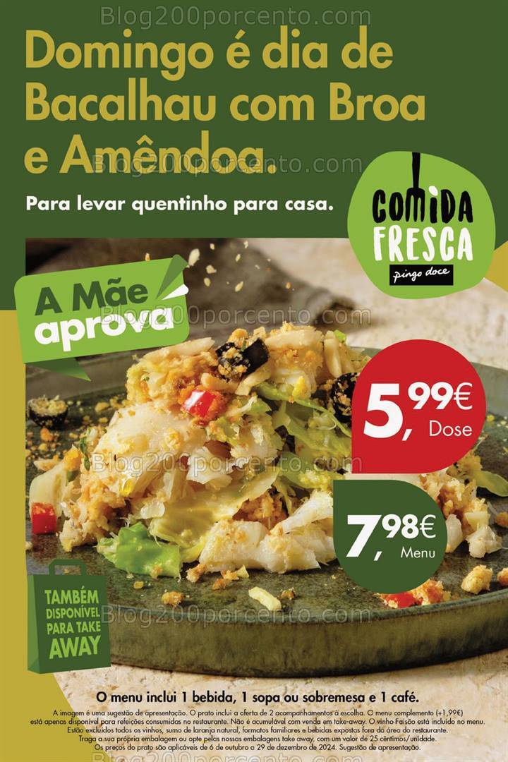 Antevisão Folheto PINGO DOCE Promoções Fim de Semana - 8 a 11 novembro