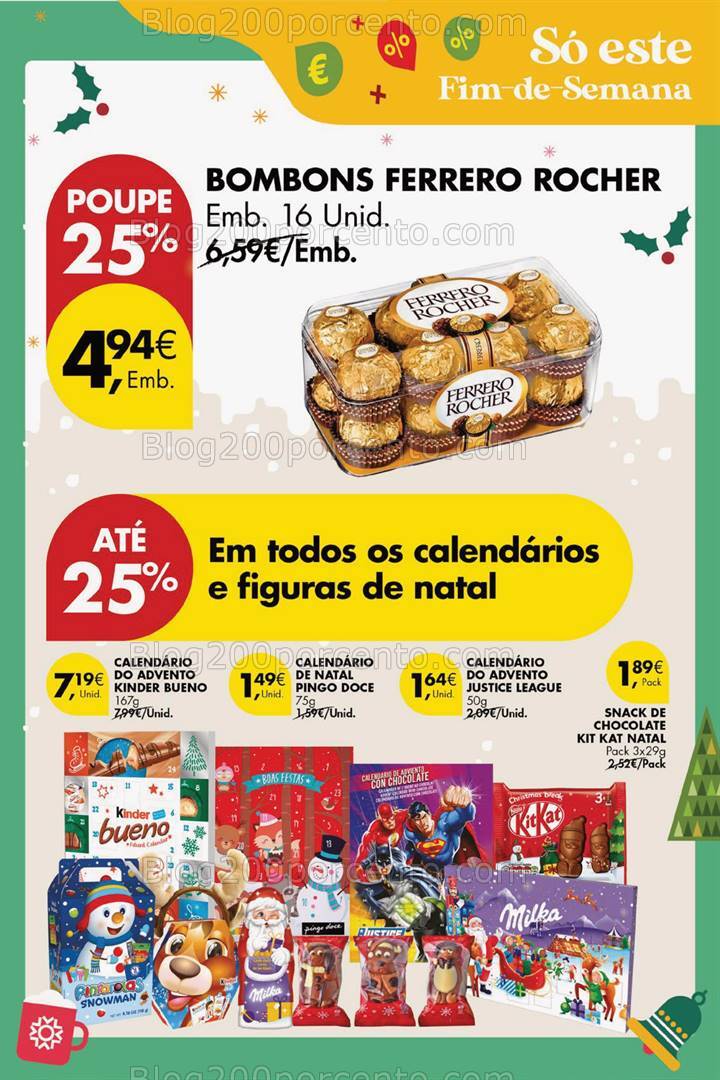 Antevisão Folheto PINGO DOCE Promoções Fim de Semana - 8 a 11 novembro