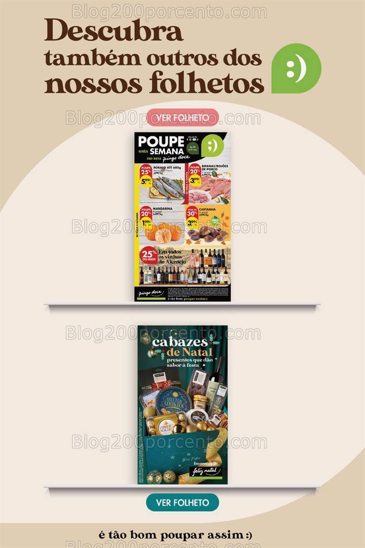 Antevisão Folheto PINGO DOCE Promoções Fim de Semana - 8 a 11 novembro