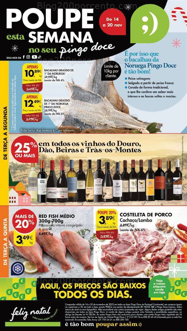 Antevisão Folheto PINGO DOCE Açores Promoções de 14 a 20 novembro