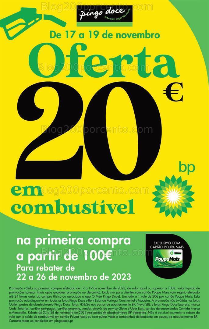 Antevisão Folheto PINGO DOCE Promoções Fim de Semana - 17 a 20 novembro