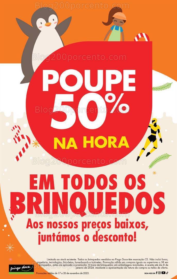 ALERTA - 50% desconto PINGO DOCE -Brinquedos Fim de Semana - 17 a 20 novembro