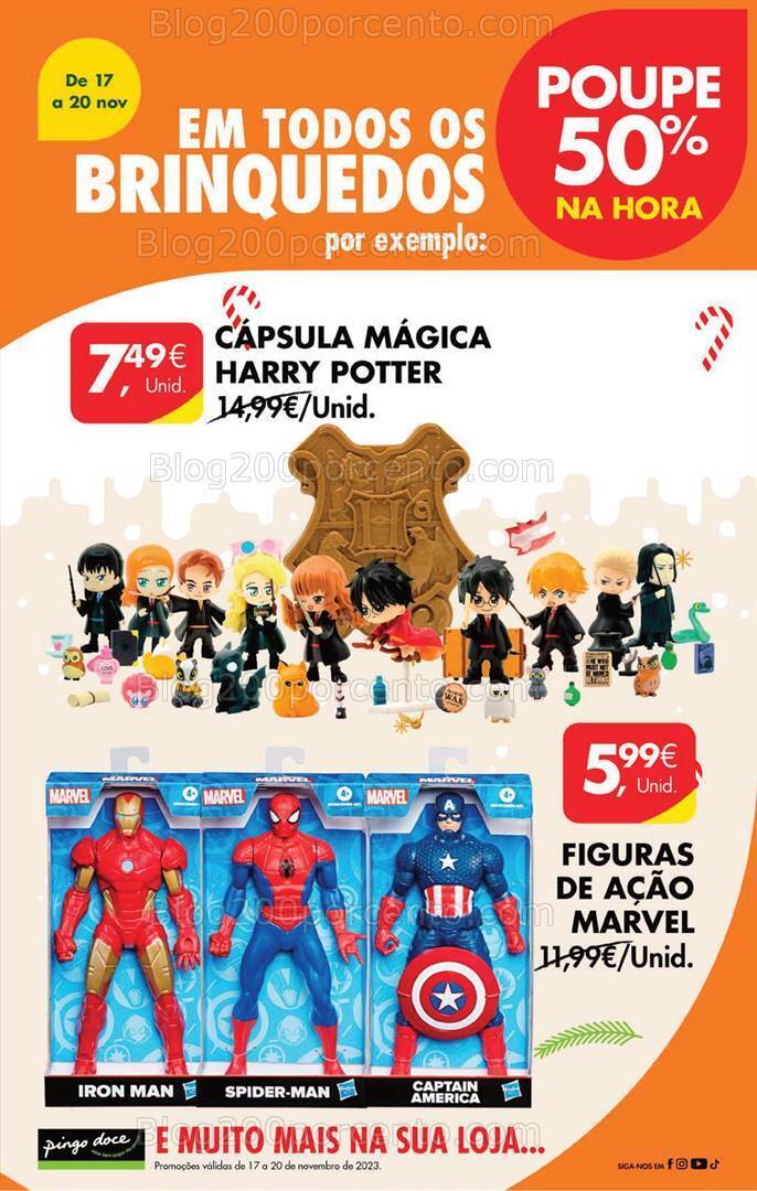 ALERTA - 50% desconto PINGO DOCE -Brinquedos Fim de Semana - 17 a 20 novembro