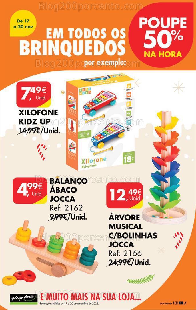 ALERTA - 50% desconto PINGO DOCE -Brinquedos Fim de Semana - 17 a 20 novembro