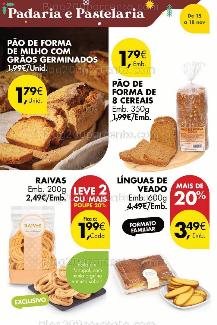 Antevisão Folheto PINGO DOCE Promoções Fim de Semana - 15 a 17 novembro