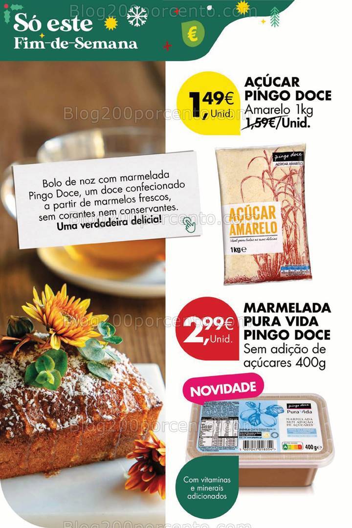 Antevisão Folheto PINGO DOCE Promoções Fim de Semana - 15 a 17 novembro