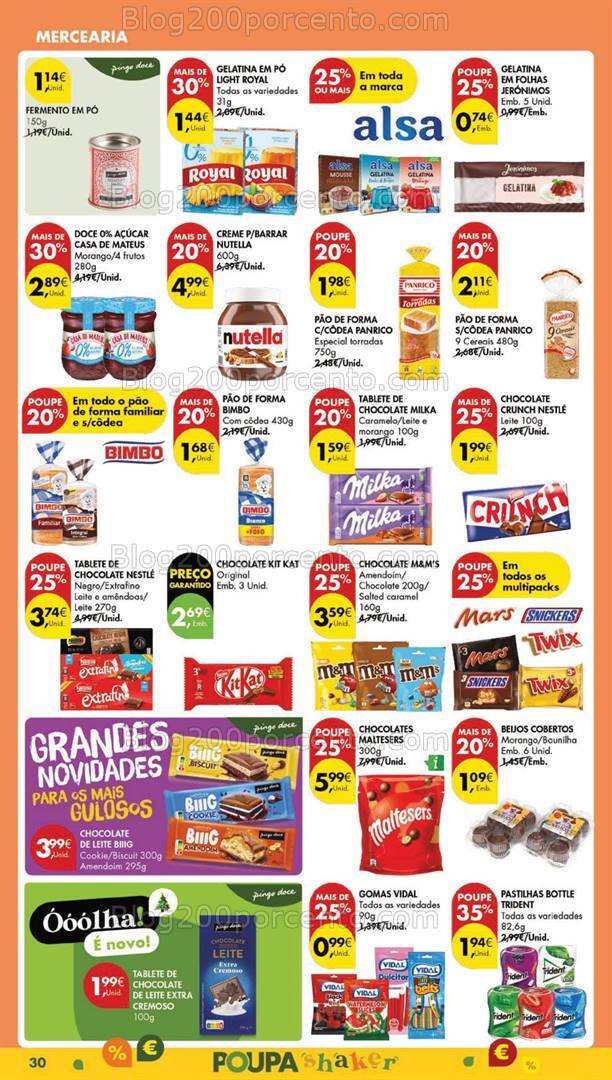 Antevisão Folheto PINGO DOCE Lojas Grandes Promoções de 19 a 25 novembro