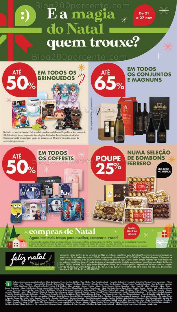 Antevisão Folheto PINGO DOCE Lojas Grandes Promoções de 21 a 27 novembro