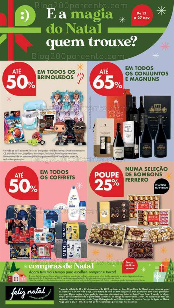 Antevisão Folheto PINGO DOCE Madeira Promoções de 21 a 27 novembro