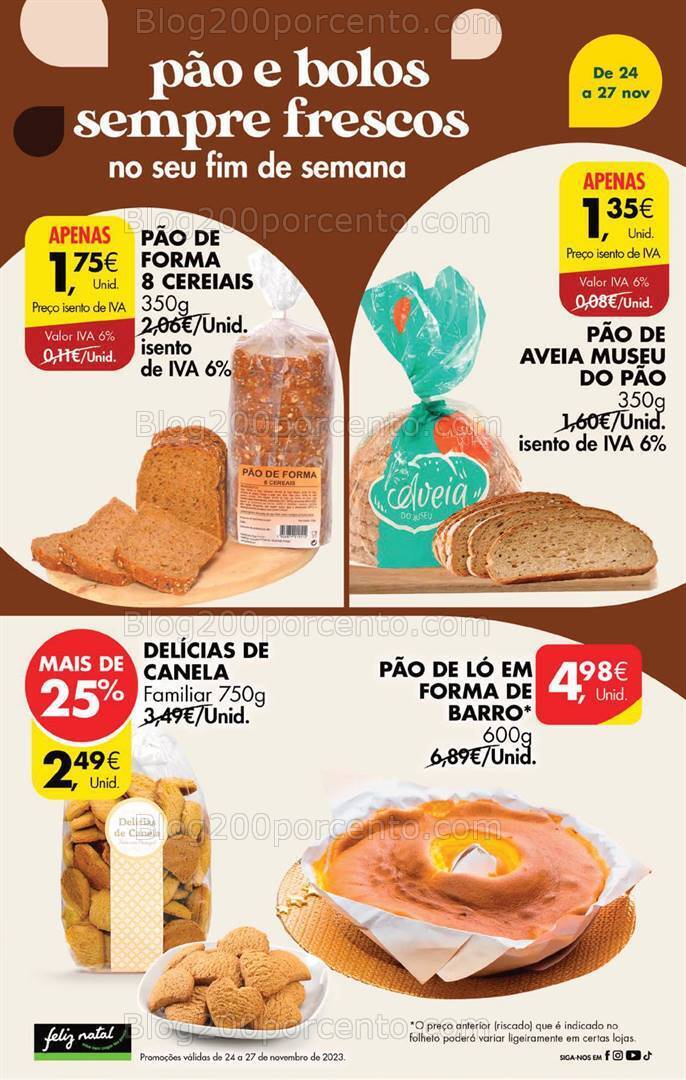 Antevisão Folheto PINGO DOCE Promoções Fim de Semana - 24 a 27 novembro