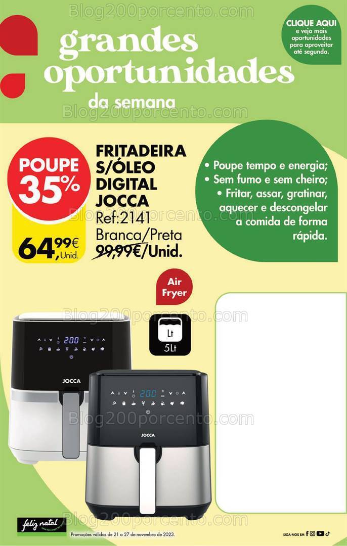 Antevisão Folheto PINGO DOCE Promoções Fim de Semana - 24 a 27 novembro