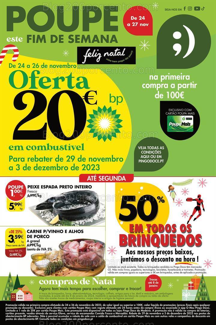 Antevisão Folheto PINGO DOCE Madeira Promoções Fim de Semana - 24 a 27 novembro