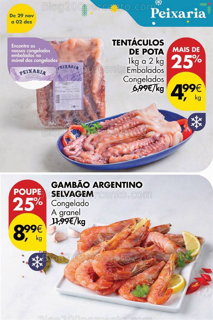 Antevisão Folheto PINGO DOCE Promoções Fim de Semana - 30 novembro a 1 dezembro