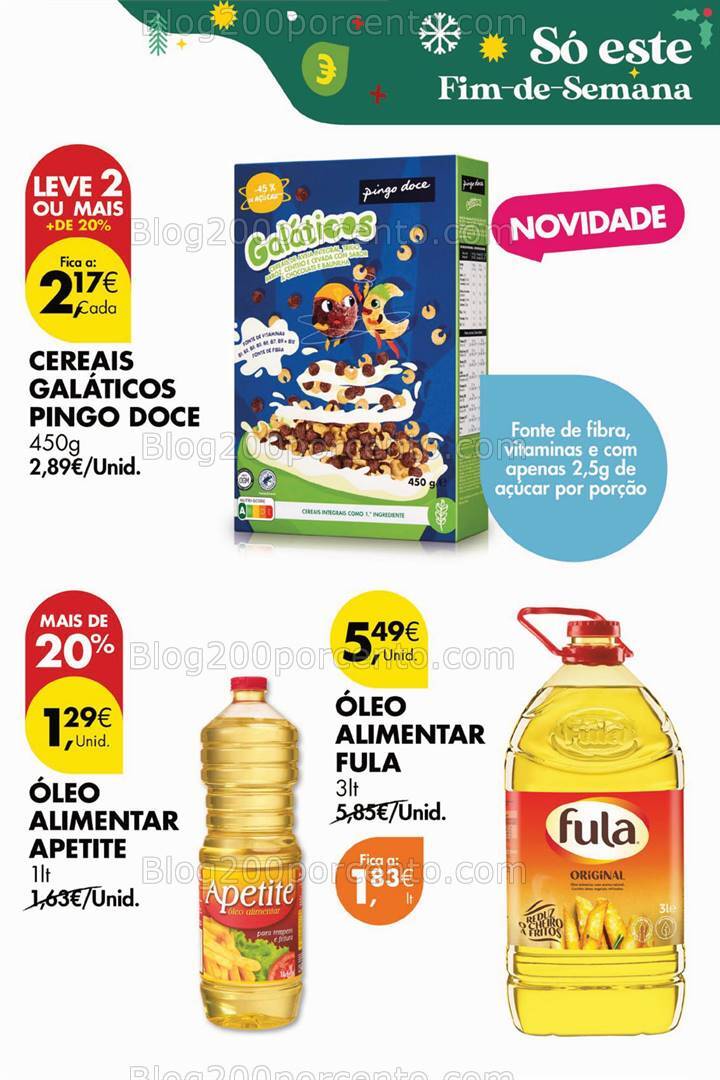 Antevisão Folheto PINGO DOCE Promoções Fim de Semana - 30 novembro a 1 dezembro